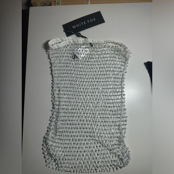 Feel the Beat Mini Skirt White - Picture 12 of 13